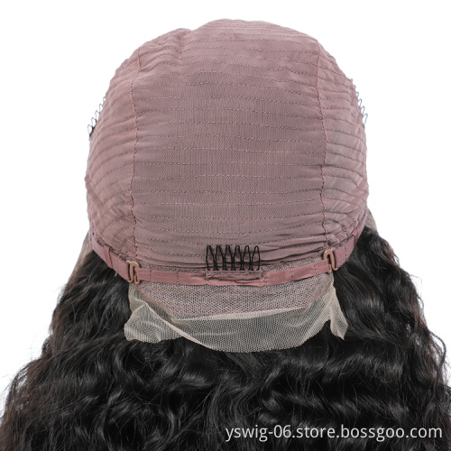 Water Wave 13*4 Lace Front Wig Curly Virgin Chinese Human Hair Wigs